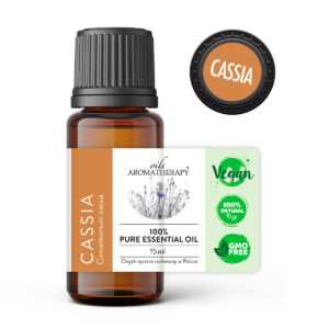 Olejek eteryczny Cassia – 100% naturalny cynamonowy olejek z kory Cinnamomum cassia – 15 ml – AromatherapyOils