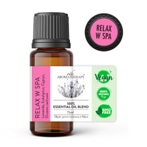 Relax w Spa – naturalna mieszanka olejków eterycznych do relaksu i wyciszenia – 15 ml
