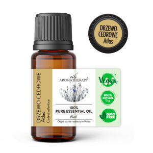 Olejek Cedrowy Atlaski Cedrus atlantica – naturalny olejek eteryczny 15 ml do aromaterapii i relaksu