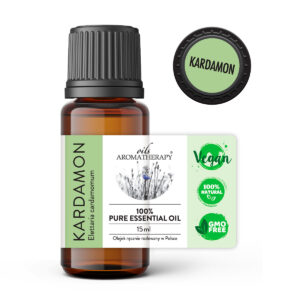 Naturalny olejek kardamonowy AromatherapyOils – pobudzenie, odporność, relaks.
