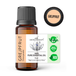 Naturalny olejek eteryczny z grejpfruta (Citrus paradisi) – orzeźwiający, cytrusowy aromat wspierający energię i dobre samopoczucie