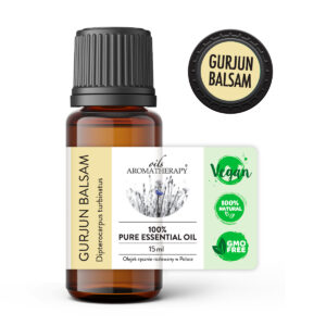 Olejek Gurjun Balsam – drzewny, wyciszający aromat. Wspiera oddech, relaks i regenerację z żywicy Dipterocarpus turbinatus