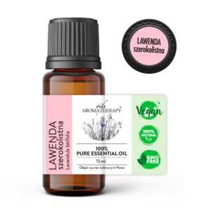Olejek Lawenda Szerokolistna 15 ml – Lavandula latifolia – oczyszczający, kwiatowo-mentolowy zapach wspierający oddech i relaks