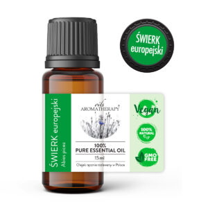 Olejek świerkowy Picea abies – naturalne wsparcie dla dróg oddechowych, odporności i oczyszczenia przestrzeni w aromaterapii