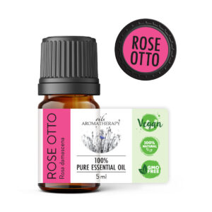 Olejek Rose Otto 2,5 / 5 ml – zmysłowy aromat róży damasceńskiej wspierający relaks, emocje i zdrową skórę