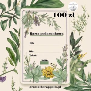 karta podarunkowa aromatherapyoils
