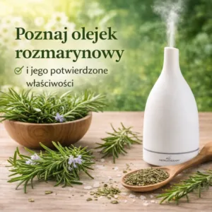 rozmaryn właściwości - dyfuzor i roślina