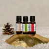 Zestaw trzech 100% naturalnych świątecznych mieszanek olejków eterycznych AromatherapyOils
