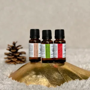 Zestaw trzech 100% naturalnych świątecznych mieszanek olejków eterycznych AromatherapyOils