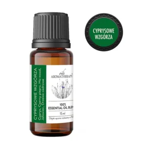 Cyprysowe Wzgórza – drzewno balsamiczna mieszanka olejków eterycznych z cyprysem i drzewem cedrowym