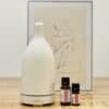 Dyfuzor z olejkami dla kobiet AromatherapyOils – ceramiczny dyfuzor ultradźwiękowy