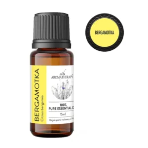 Olejek bergamotowy – bergamotka (Citrus bergamia) AromatherapyOils, butelka 15 ml