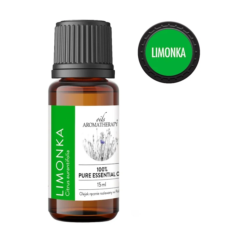 limonka-olejek-15ml olejek limonkowy Citrus aurantiifolia intensywnie świeży zapach cytrusowy 15 ml