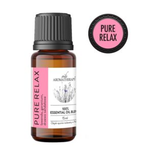 Pure Relax – mieszanka olejków eterycznych do relaksu z lawendą, geranium i drzewem sandałowym