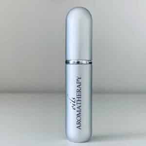 Inhalator do olejków eterycznych srebrna szarość AromatherapyOils